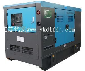 新款20KW揚(yáng)動(dòng)柴油發(fā)電機(jī)組低噪音藍(lán)灰色